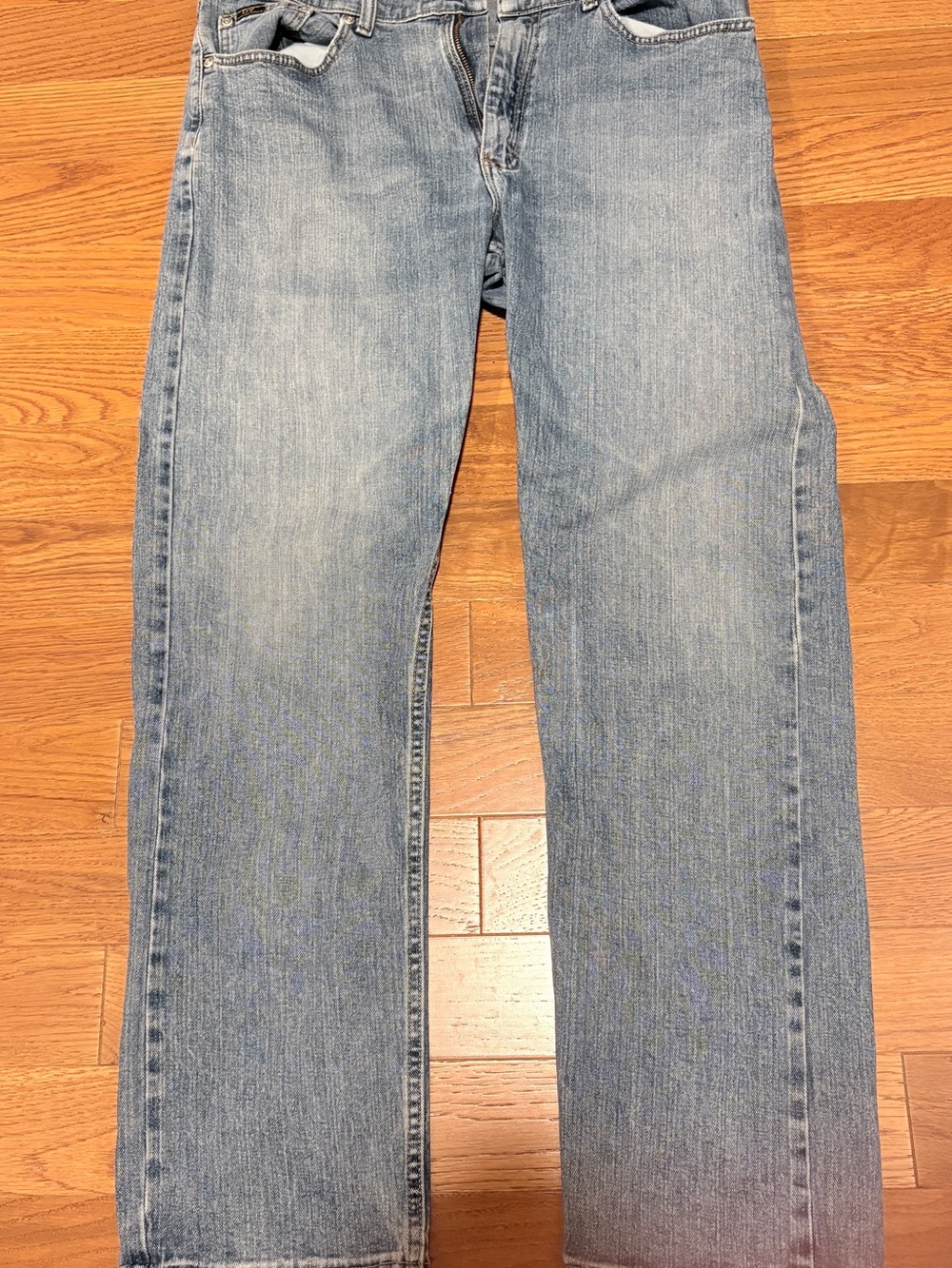 Lee Men's Light Blue Straight Jeans
